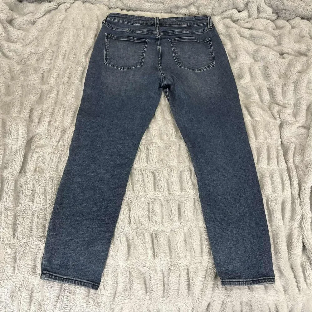 Pistola Jeans Womens 32 Blue Mid Rise Skinny Stretch Faded Wash Denim Casual - Picture 2 of 10